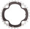 Plateau XT FC-M782 10 vitesses - noir-argenté/30 dents