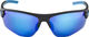 Alpina Lunettes de Sport Tri-Scray 2.0 HR - black mat-cyan | ceramic mirror blue