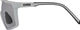 uvex Lunettes de Sport mtn perform S V - white mat/litemirror blue