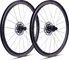 ERE Research Jeu de roues Genus II CL45-R Carbon Disc 28" - black-black/100 mm/Shimano Route/142 mm/28"/Non Boost/Non Boost