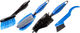 ParkTool Set de cepillos BCB-4.2 - azul-negro/universal
