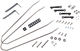 Set de Garde-Boues Velo 42 Urban av.+arr. pour 28" avec Montants - noir/universal