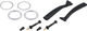 Campagnolo Bora WTO 33 Carbon Disc Center Lock 28" Laufradsatz - black-dark label/28" Satz (VR 12x100 + HR 12x142) Campa