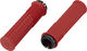 Peaty's Monarch Grips Knurl Lock-On Handlebar Grips - red/thick