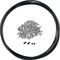 Nokon Konkavex Extension Set, 1 m - silver/MTB and touring bikes