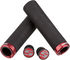 Lockring Foam Handlebar Grips - black-red/129 mm