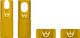 Peaty's Chris King Edition MK2 Tubeless Ventil Ersatzteil-Set - gold/SV