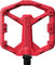 crankbrothers Pedales de plataforma Stamp 0 - bright red/101 /102 /small