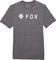 Fox Head Camiseta Técnica Absolute SS - heather graphite grey/M
