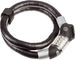 ABUS Câble Antivol Blindé Steel-O-Flex Raydo Pro 1460 - noir/85 cm / KF