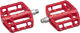 NC-17 Pedales de Plataforma Sudpin I MG S-Pro - rojo/105 mm/96 mm