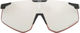 uvex Lunettes de Sport pace perform S CV - black mat/serious silver