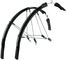 Raceblade Long Front & Rear Mudguard Set - black/28"
