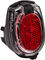 busch+müller Secula Permanent LED Rear Light - StVZO Approved - transparent red/stay mount