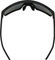 uvex Lunettes de Sport mtn perform S - black mat/mirror blue