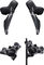 Shimano Ultegra front+rear set disc brake BR-R8170 + Di2 ST-R8170 - anthracite/left/right (side-specific)/Set