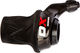 SRAM Puño de cambios giratorio X0 2-/3-/10 velocidades - black-red/3 velocidades