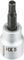 Inserto hexagonal 3/8" - plata/5 mm