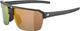Alpina Swift HR Sports Glasses - black gold matt | mirror gold