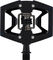 crankbrothers Pedales de clip/plataforma Double Shot 3 - black-black