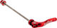 Flip Off Rear Quick Release Skewer, Titanium - red/rear