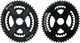 Rotor Pédalier INpower Q-RING DM 50/34 dents avec capteur de puissance - noir/170,0 mm/34-50