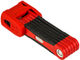 Antivol Pliant Bordo Granit XPlus 6500 avec Sacoche de Transport - red/85 cm