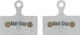 Kool Stop Plaquettes de Frein Disc pour Shimano - organique - aluminium/SH-008