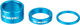 Headset Spacer Set für 1 1/8" 3-teilig - blue/3/8/20 mm