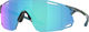 Oakley Cybr Dyno Sportbrille - crystal black/prizm sapphire