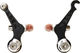 PAUL Set de frenos de llanta Touring Cantilever Short Pull d+t - black/set (RD + RT)