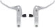 PAUL Cross Lever Inline Bremshebel Set - silver/Satz (VR + HR) / 26,0 mm