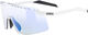 uvex uvex pace stage V lunettes de sport - white mat/mirror blue
