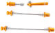 CONTEC SQR Select+ Locking Skewer Set for FW, RW and Seatpost - odd orange/set (front+rear)