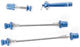 CONTEC SQR Select+ Locking Skewer Set for FW, RW and Seatpost - blue steel/set (front+rear)