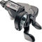 microSHIFT Manetas de Cambios Mezzo Thumb-Tap de 3 × 8 Velocidades - black