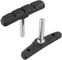 Zapatas de frenos M70T2 - 10 pares - negro/universal