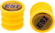 ESI Embouts de Guidon Bar Plugs - yellow/universal