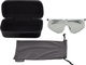 uvex pace perform V Sportbrille - white matt/litemirror silver