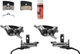 Shimano Conjunto de frenos de disco XTR BL-M9220+BR-M9220 delantero y trasero - negro-plata/left/right (side-specific)/Set