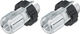 Jagwire Adjusting Barrels for Brake Levers - silver-black