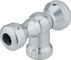 Lezyne Control Drive CO2 pump head with 16 g CO2 cartridge - silver