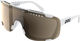 POC Lunettes de sport Devour Mid avec verre de rechange - hydrogen white | clarity trail-partly sunny silver