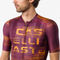 Castelli Maillot Stratus Logo S/S - deep bordeaux winter sky | S