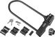 ABUS Granit 460 Bügelschloss mit USH 460 Halter - schwarz/300 mm