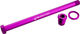 Burgtec Axe traversant arrière 180 mm x 12 mm, pas de filetage 1,00 mm - purple rain/148 mm