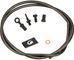Braided Brake Hose Kit for Tech3/TechEvo/TechV2/Moto/MonoMini - carbon-look/front