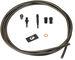 Goodridge Kit de cables de acero flexibles para Magura Louise/Clara/Marta/Julie - carbon-look/rueda trasera