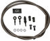 Braided Brake Hose Kit for Shimano Deore/XT/XTR - carbon-look/front
