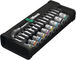 Carraca con juego de llaves de vaso/bits Zyklop Switch Metal 1/4" - plata/universal